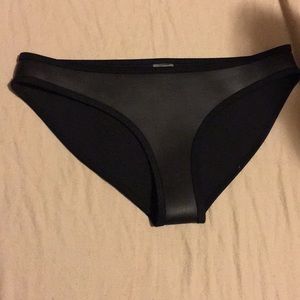 Black bottom swimwear